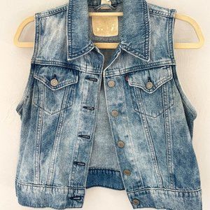 Levis Acidwash Denim Vest